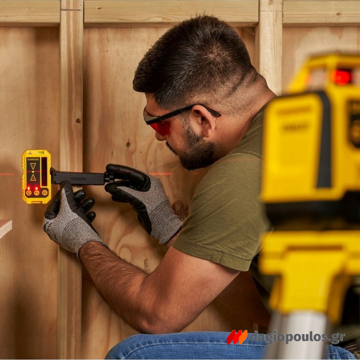 Stanley STHT77616-0 Fatmax Αλφάδι Laser Γραμμής 360 Μοιρών Κόκκινης Δέσμης