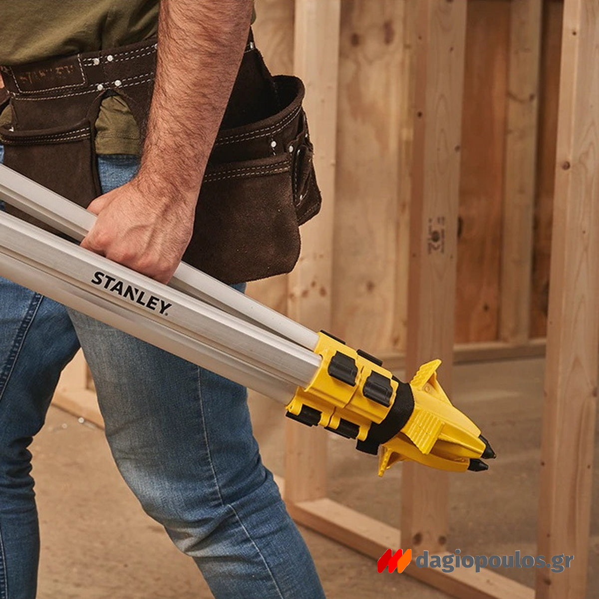 Stanley STHT77625-1 Τρίποδο Αλουμινίου Στερέωσης Αλφαδιών Laser & Άλλων Οργάνων Μέτρησης