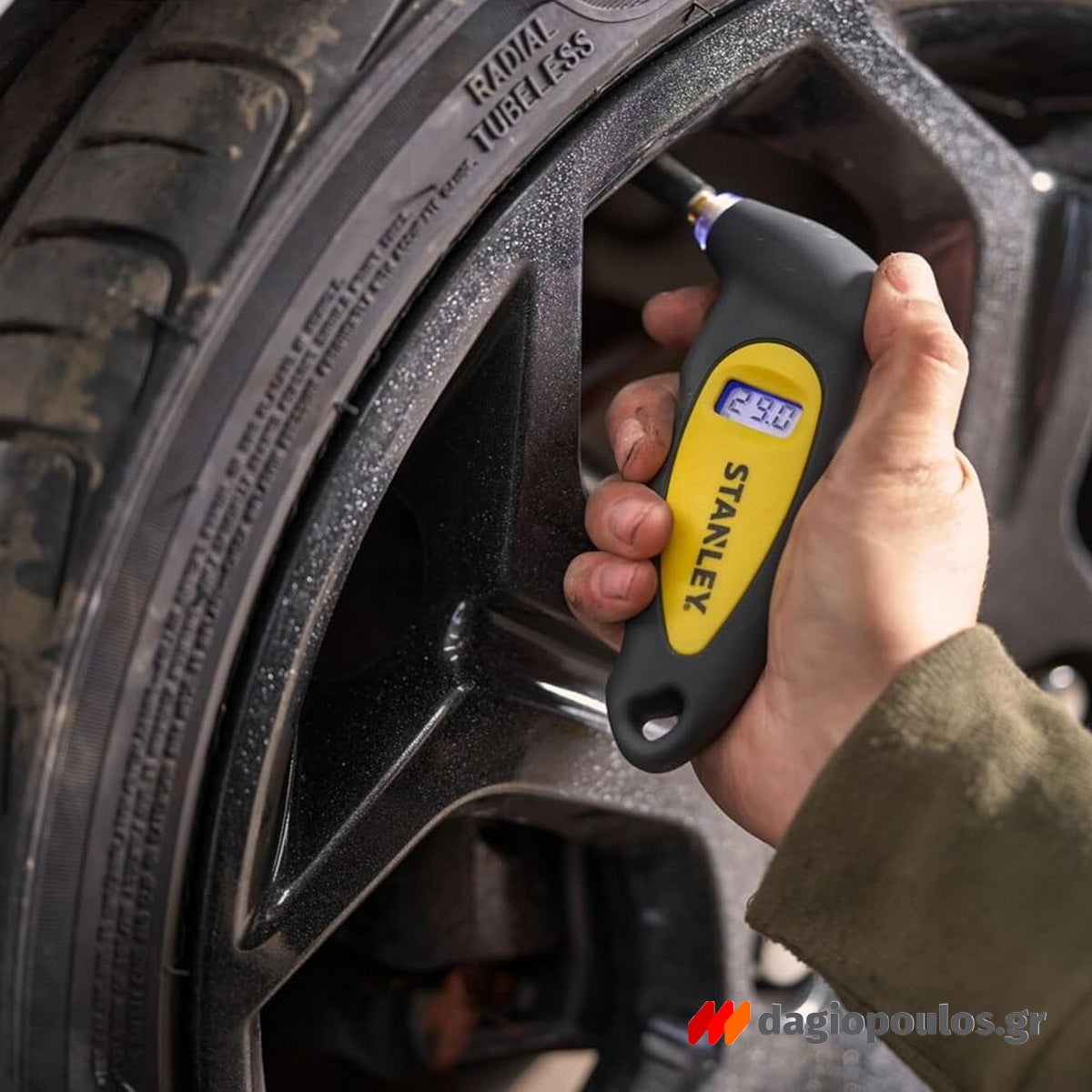Stanley STHT80874-0 Ψηφιακός Μετρητής Πίεσης Ελαστικών Αυτοκινήτου Μοτοσυκλέτας