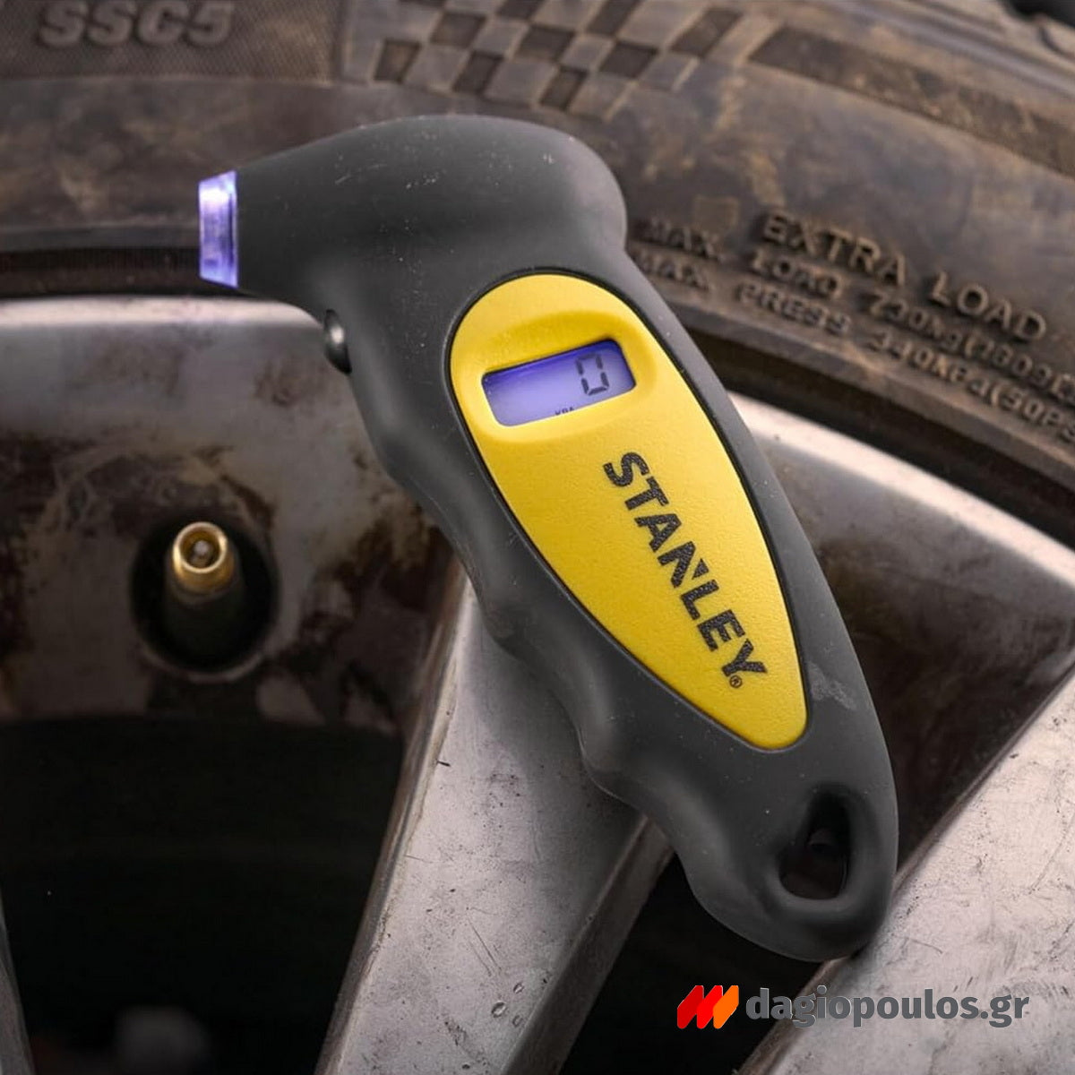 Stanley STHT80874-0 Ψηφιακός Μετρητής Πίεσης Ελαστικών Αυτοκινήτου Μοτοσυκλέτας