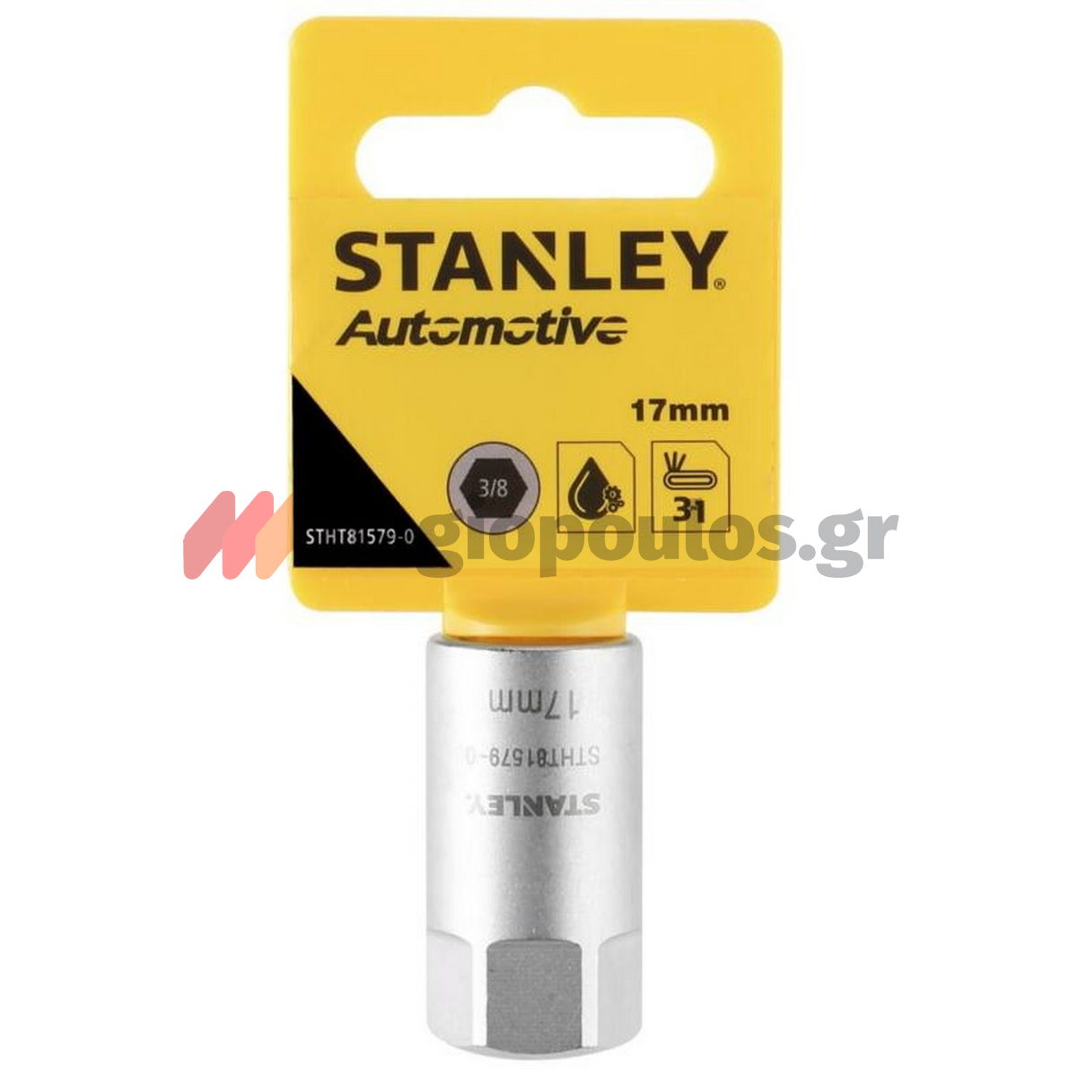 Stanley STHT81579-0 Καρυδάκι Τάπας Λαδιού Εξάγωνα 3/8" 17mm