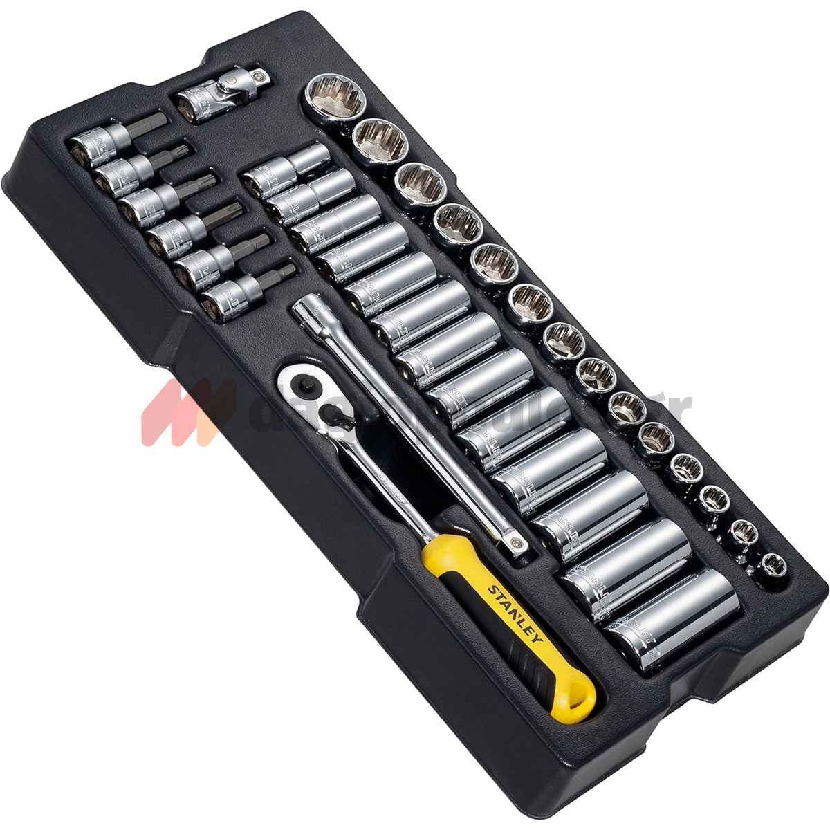 Stanley STMT1-74174 Συλλογή Μανέλα Καστάνιας Καρυδάκια Μύτες 3/8" Σετ 36 Τεμ