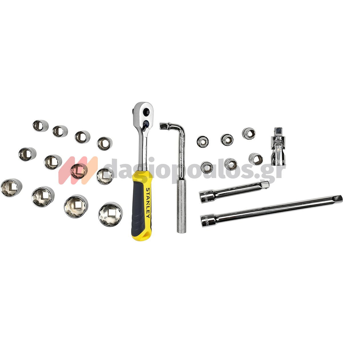 Stanley STMT1-74726 Συλλογή Μανέλα Καστάνιας Καρυδάκια 1/2" Σετ 23 Τεμ Σε Θήκη Trans-Module