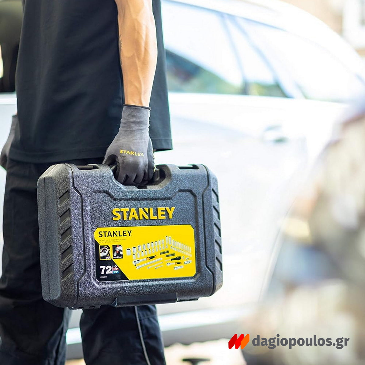 Stanley STMT82828-1 Κασετίνα Με Εξάγωνα Καρυδάκια 1/4″ Σετ 38 Τεμ.