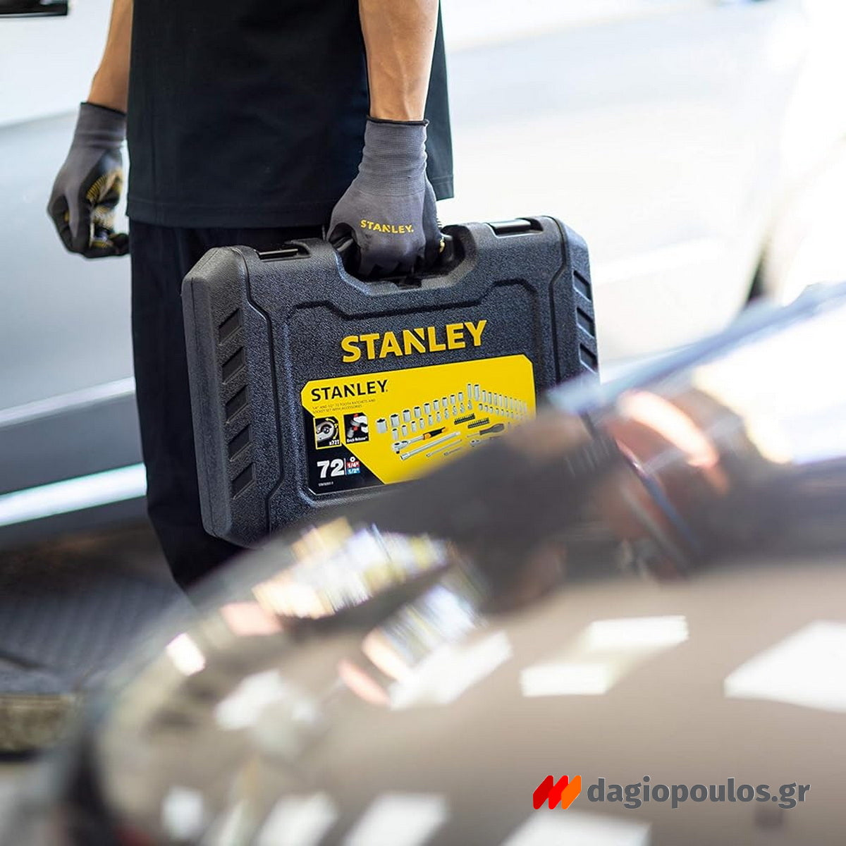 Stanley STMT82830-1 Συλλογή Καρυδάκια Μανέλες 1/2" Σετ 24 Τεμ & Βαλίτσα