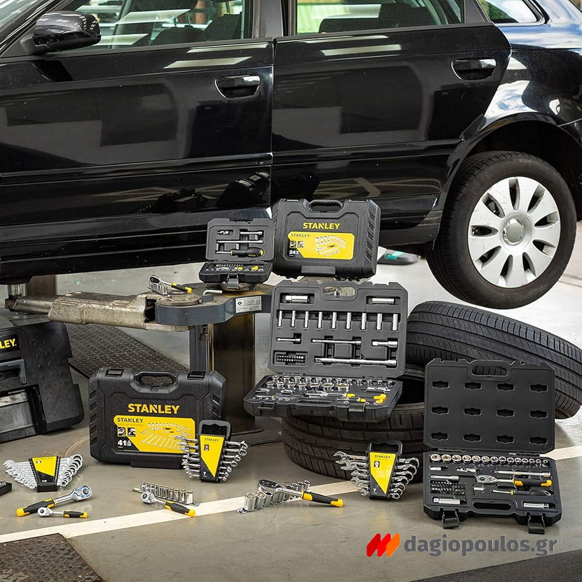 Stanley STMT82830-1 Συλλογή Καρυδάκια Μανέλες 1/2" Σετ 24 Τεμ & Βαλίτσα