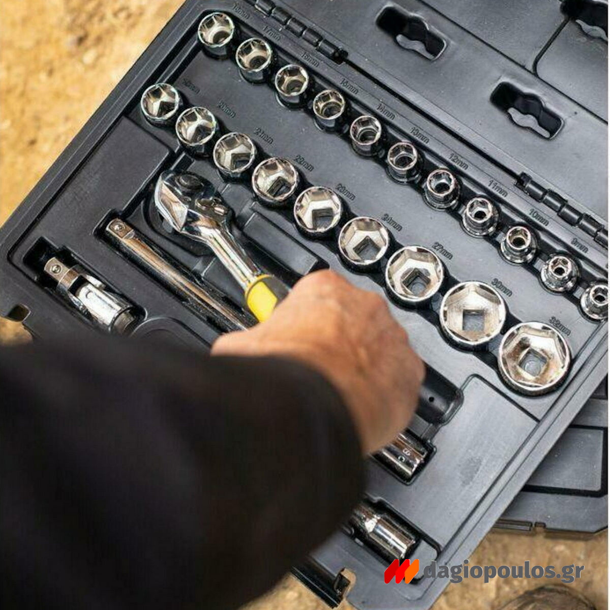 Stanley STMT82830-1 Συλλογή Καρυδάκια Μανέλες 1/2" Σετ 24 Τεμ & Βαλίτσα