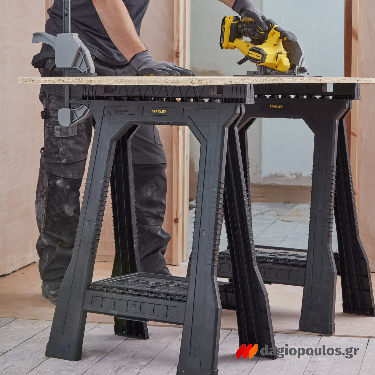 Stanley STST1-70355 Καβαλέτα Εργασίας Αναδιπλούμενα Set 2 Τεμ