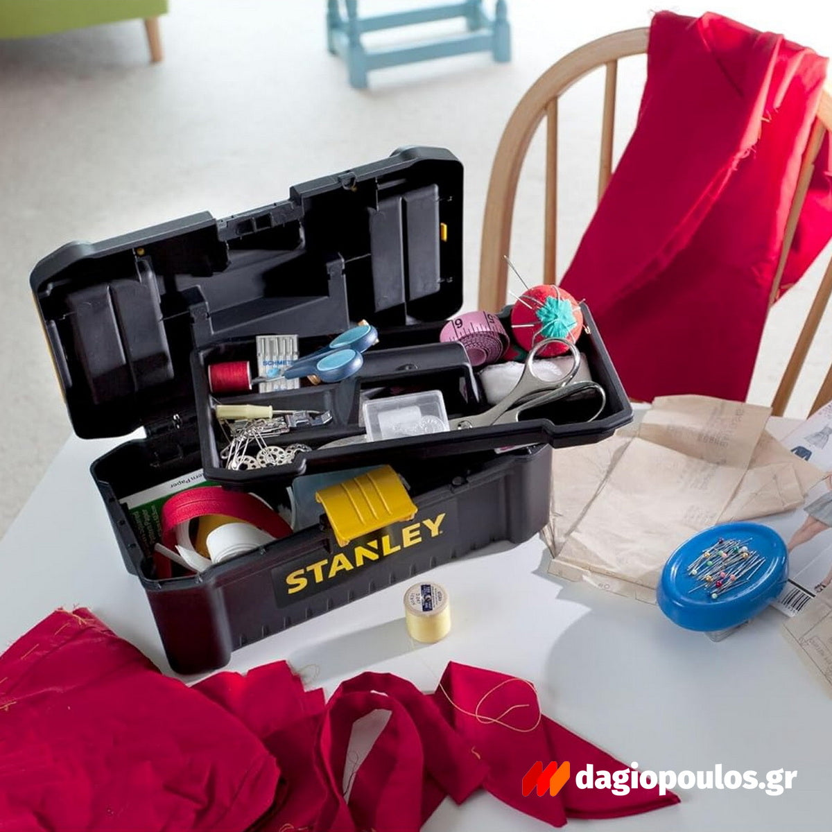 Stanley STST1-75514 Essential Εργαλειοθήκη Με Πλαστικά Κουμπώματα 12"