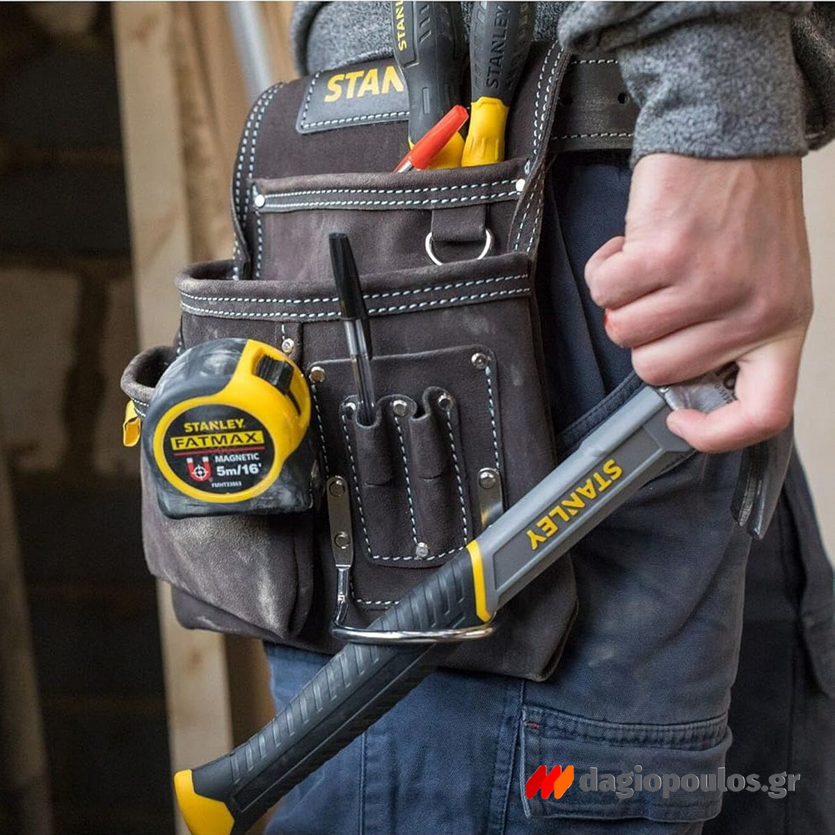 Stanley STST1-80114 Εργαλειοθήκη Μέσης Με Θήκη Σφυριού - Σκεπαρνιού Για Ζώνη Μέσης