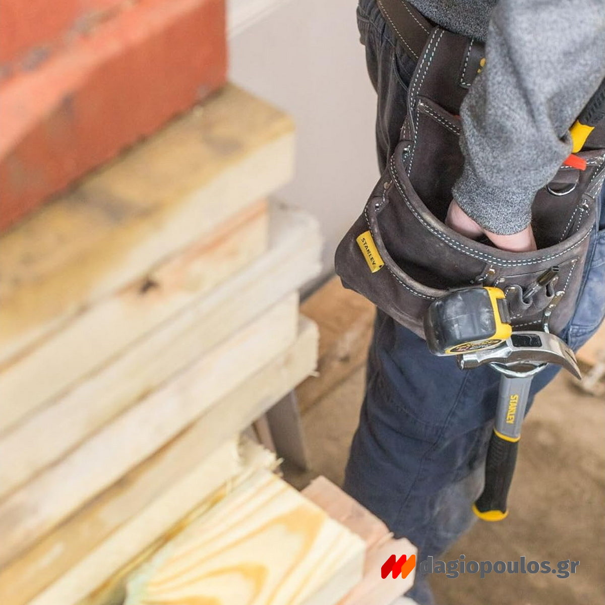 Stanley STST1-80114 Εργαλειοθήκη Μέσης Με Θήκη Σφυριού - Σκεπαρνιού Για Ζώνη Μέσης