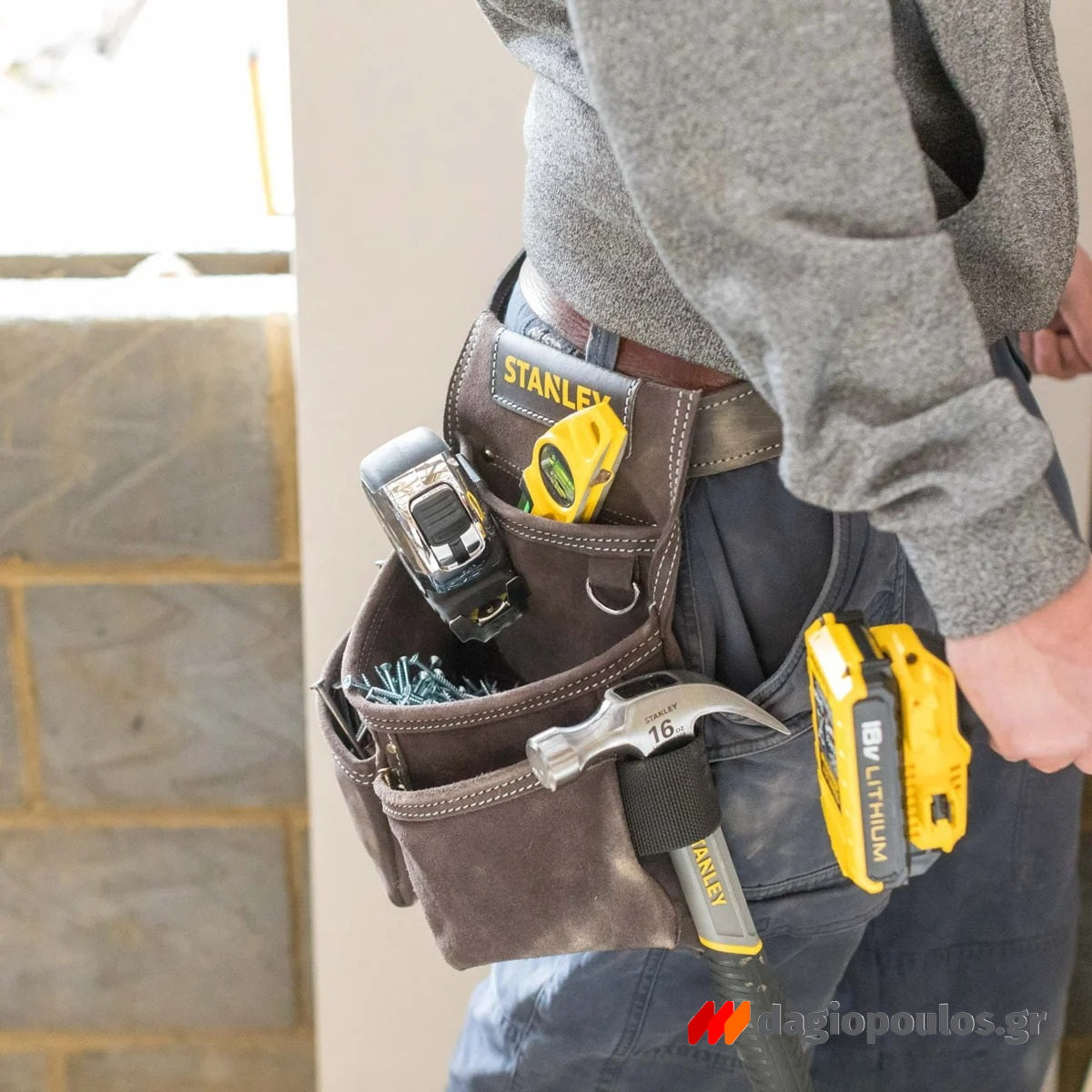 Stanley STST1-80116 Εργαλειοθήκη Μέσης Δερμάτινη