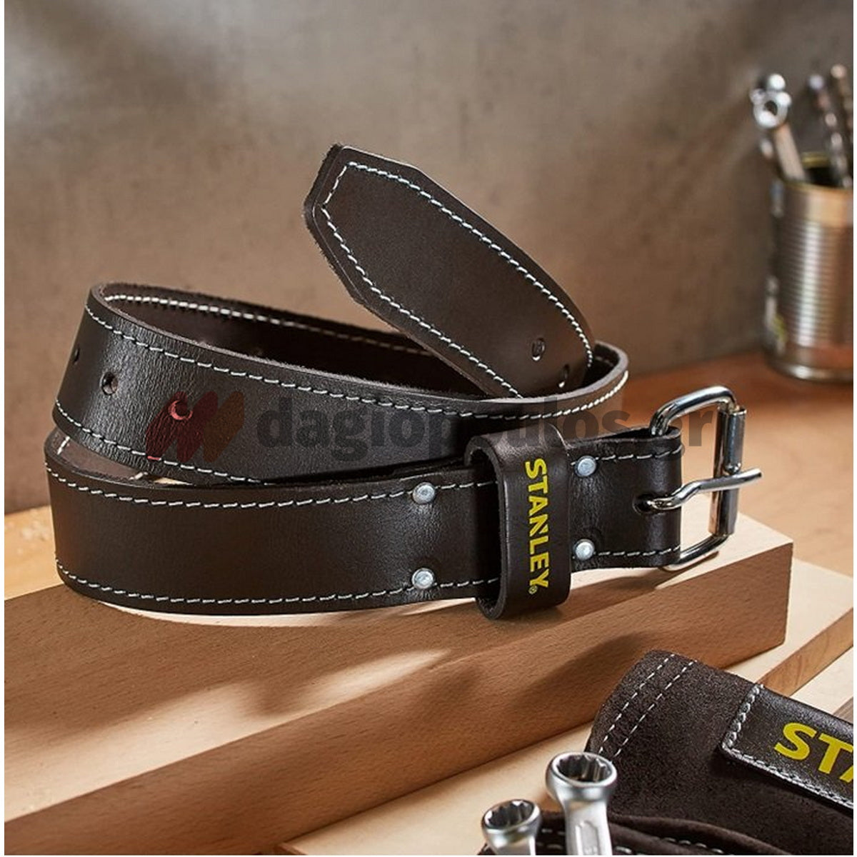 Stanley STST1-80119 Ζώνη Εργαλειοθήκης Μέσης Δερμάτινη 83-113cm