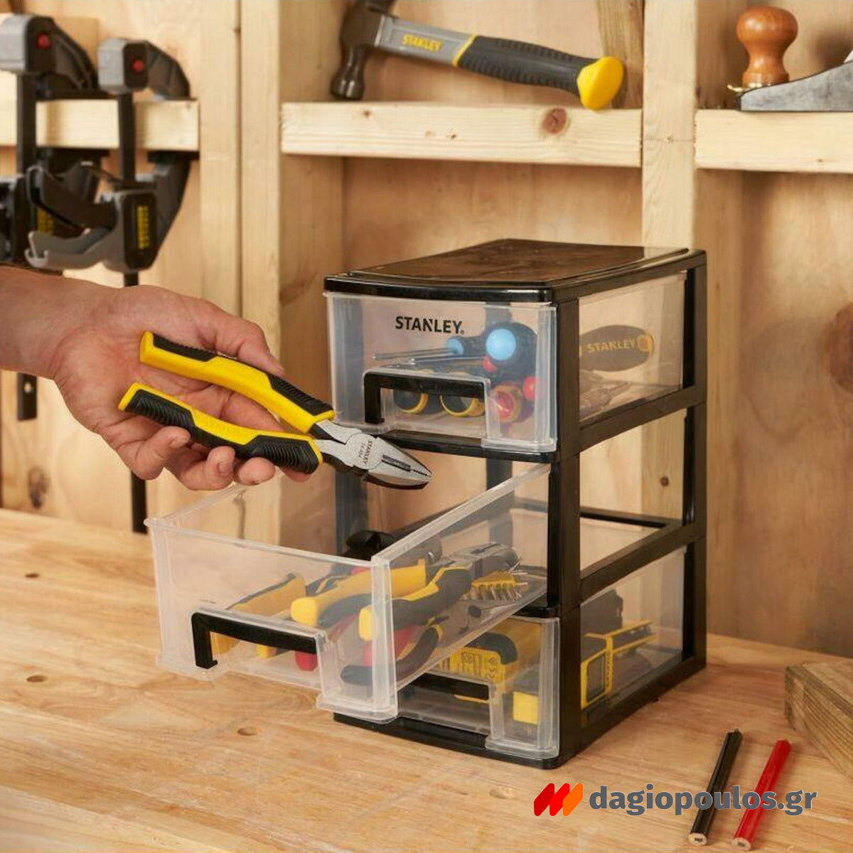 Stanley STST40711-1 Εργαλειοθήκη Συρταριέρα Με 3 Συρτάρια