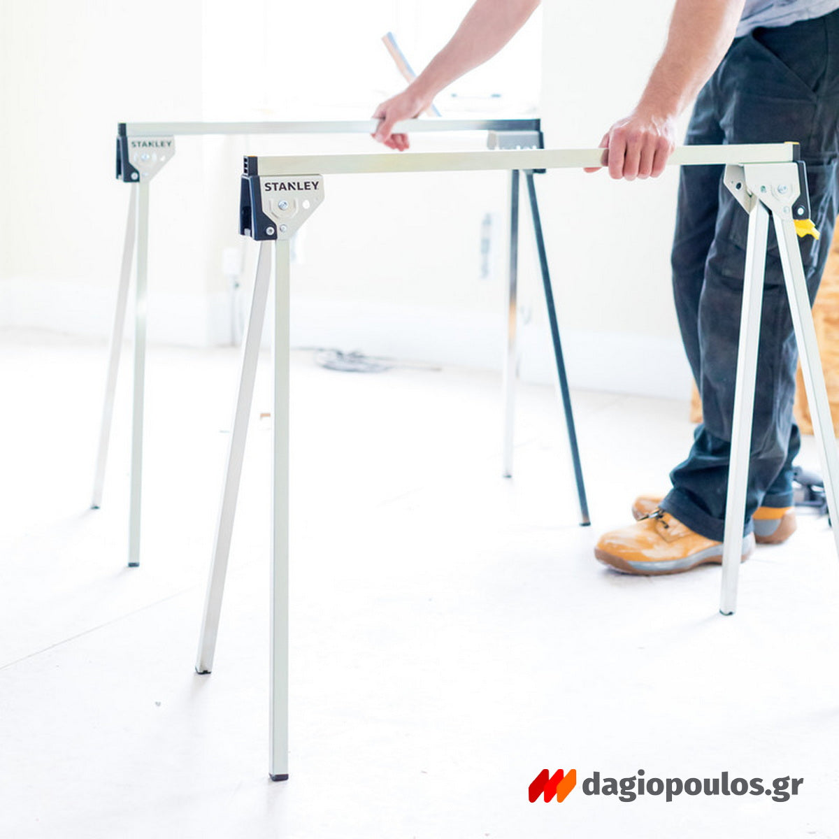 Stanley STST81337-1 Essential Μεταλλικά Πτυσσόμενα Καβαλέτα Εργασίας Σετ 2 Τεμ