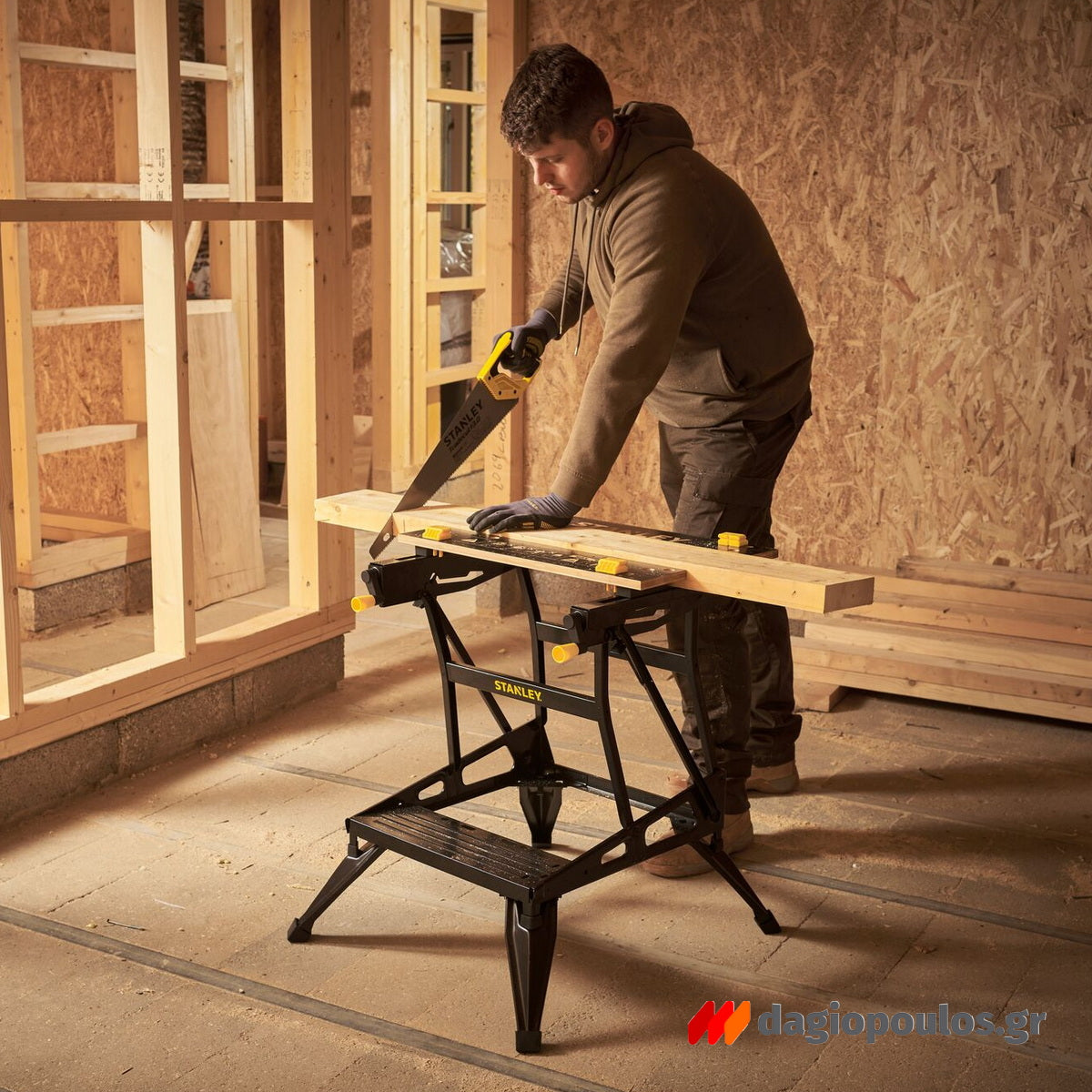 Stanley STST83400-1 Καβαλέτο - Πάγκος Εργασίας 2 Σε 1 Ρυθμιζόμενος