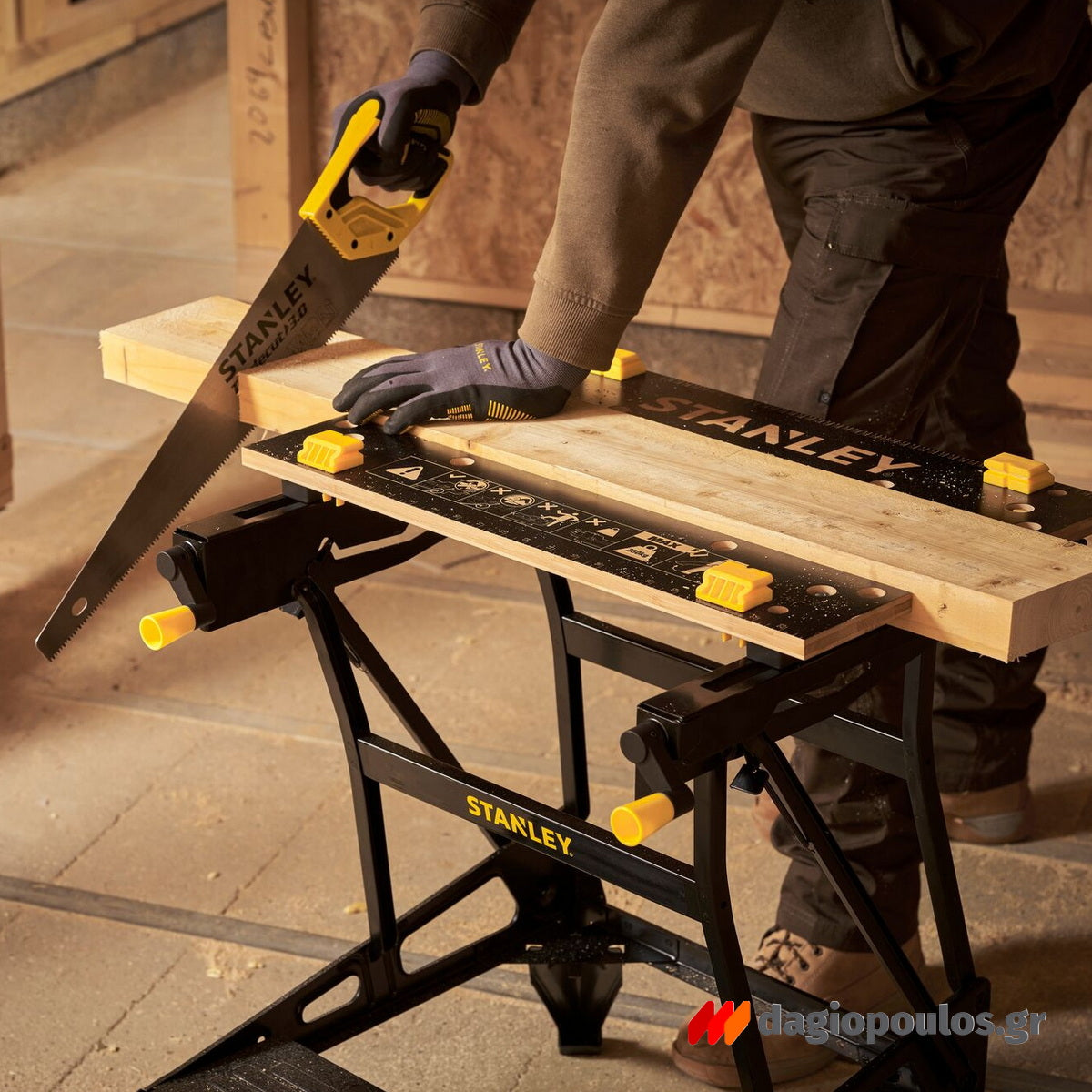 Stanley STST83400-1 Καβαλέτο - Πάγκος Εργασίας 2 Σε 1 Ρυθμιζόμενος