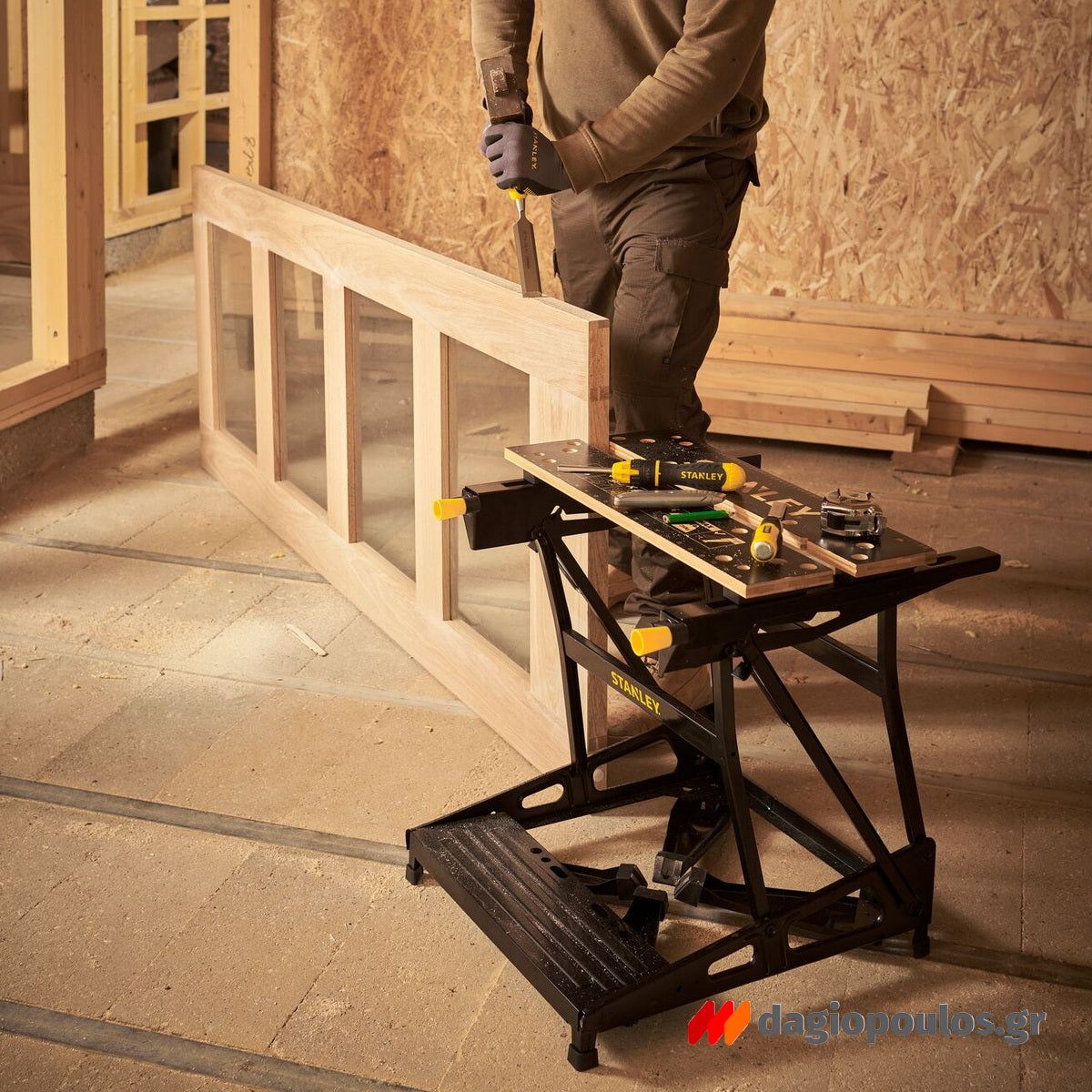 Stanley STST83400-1 Καβαλέτο - Πάγκος Εργασίας 2 Σε 1 Ρυθμιζόμενος