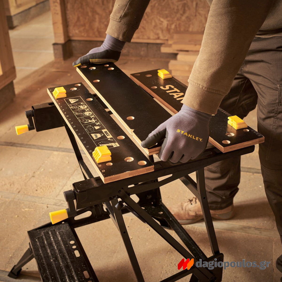 Stanley STST83400-1 Καβαλέτο - Πάγκος Εργασίας 2 Σε 1 Ρυθμιζόμενος