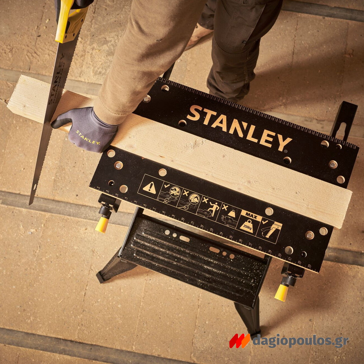Stanley STST83400-1 Καβαλέτο - Πάγκος Εργασίας 2 Σε 1 Ρυθμιζόμενος