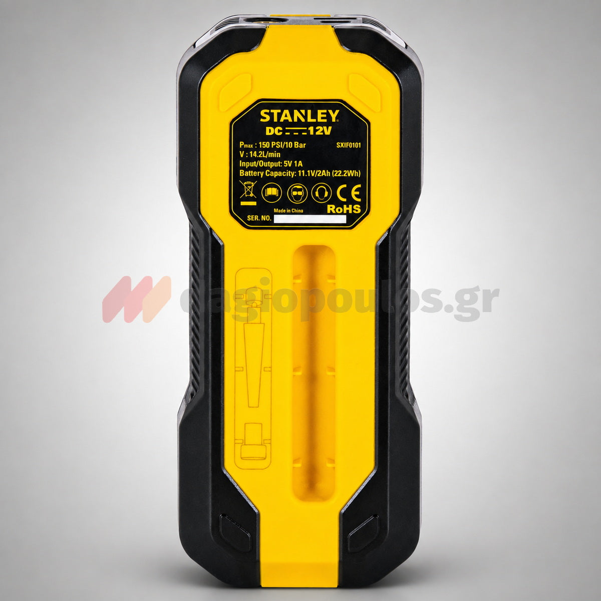 Stanley SXIF0101 Mini Τρόμπα 150PSI Επαναφορτιζόμενη με Λειτουργία Power Bank