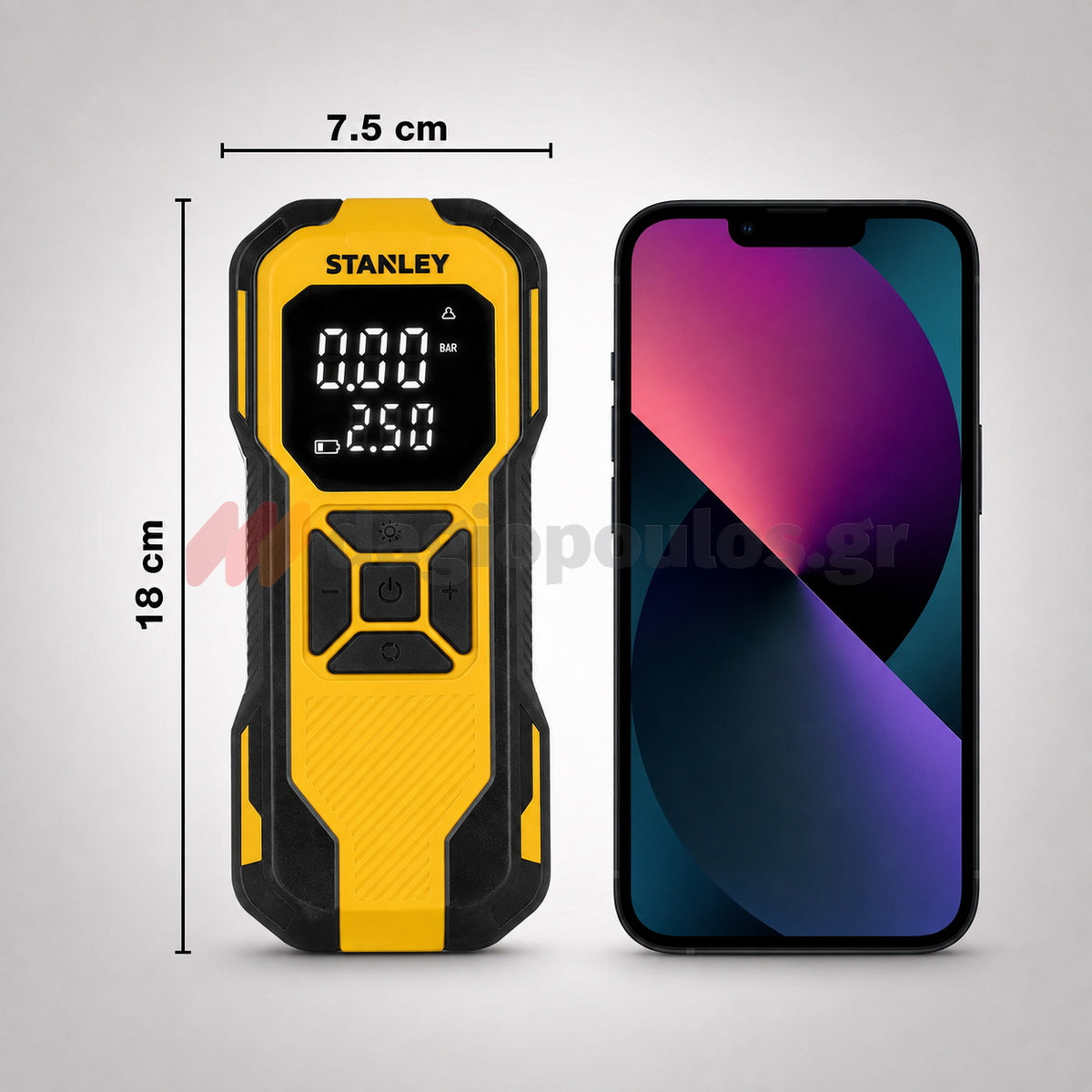 Stanley SXIF0101 Mini Τρόμπα 150PSI Επαναφορτιζόμενη με Λειτουργία Power Bank