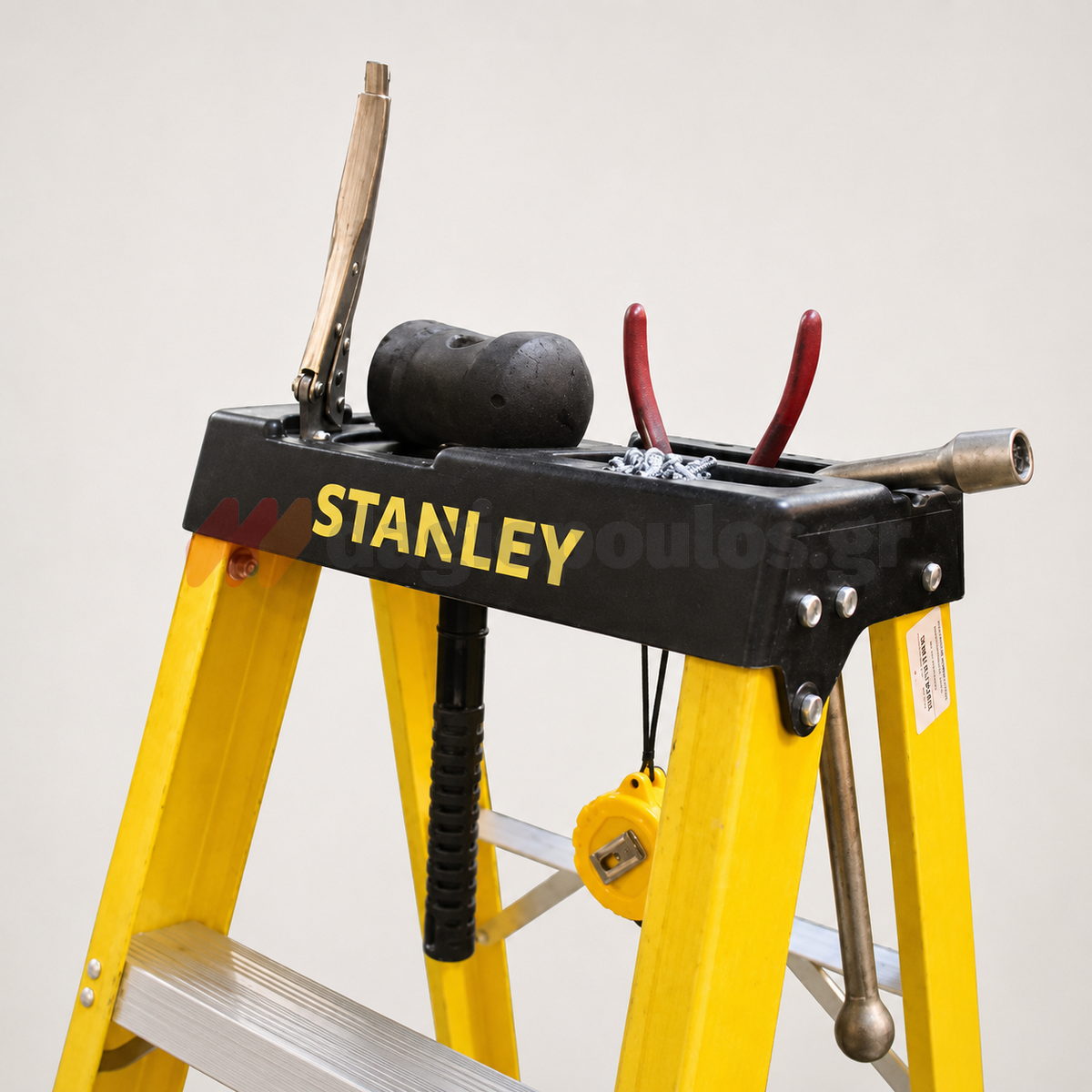 Stanley SXLDFG-008 Επαγγελματική Σκάλα Fiberglass Ηλεκτρολόγων 8 Σκαλιών 260cm