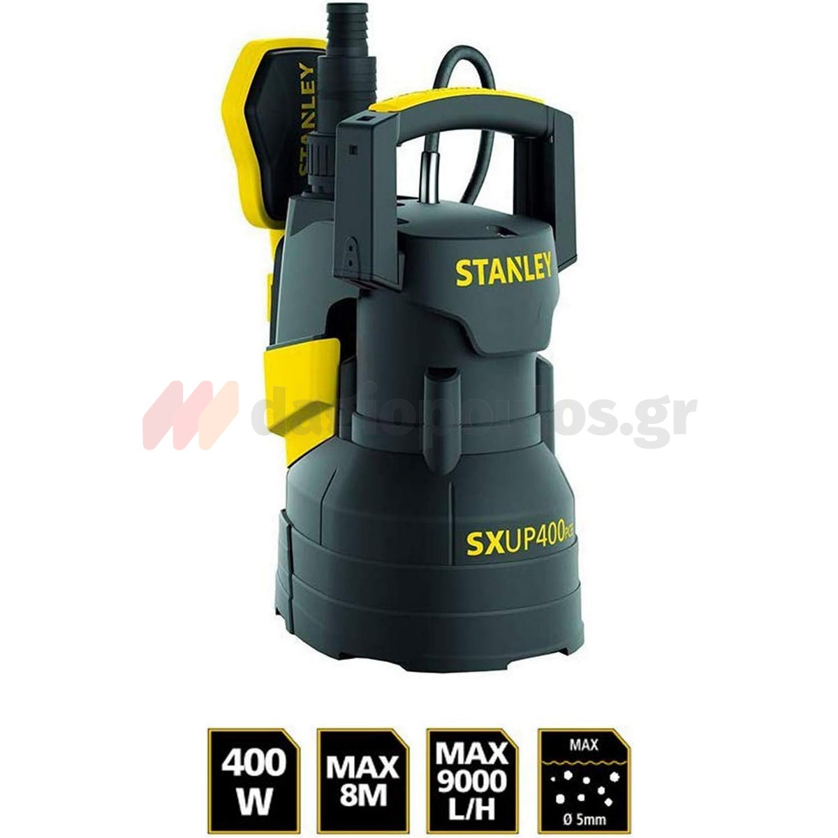 Stanley SXUP400PCE Επαγγελματική Αντλία Βυθιζόμενη (Υποβρύχια) Ακάθαρτων Υδάτων με Φλοτέρ