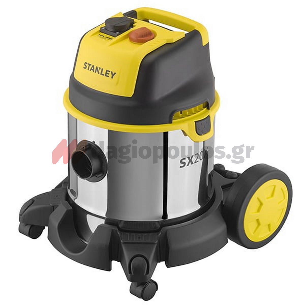Stanley SXVC20XTE Επαγγελματική Ηλεκτρική Σκούπα Υγρών / Στερεών 1400W Με Δοχείο 20Ltr