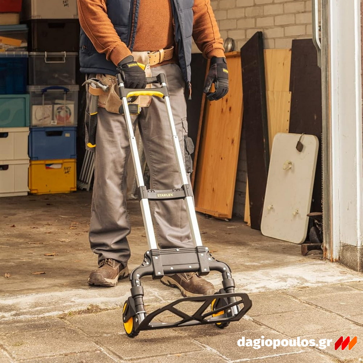 Stanley SXWTD-FT500-SP Αναδιπλούμενο Καροτσάκι Μεταφοράς 70kg