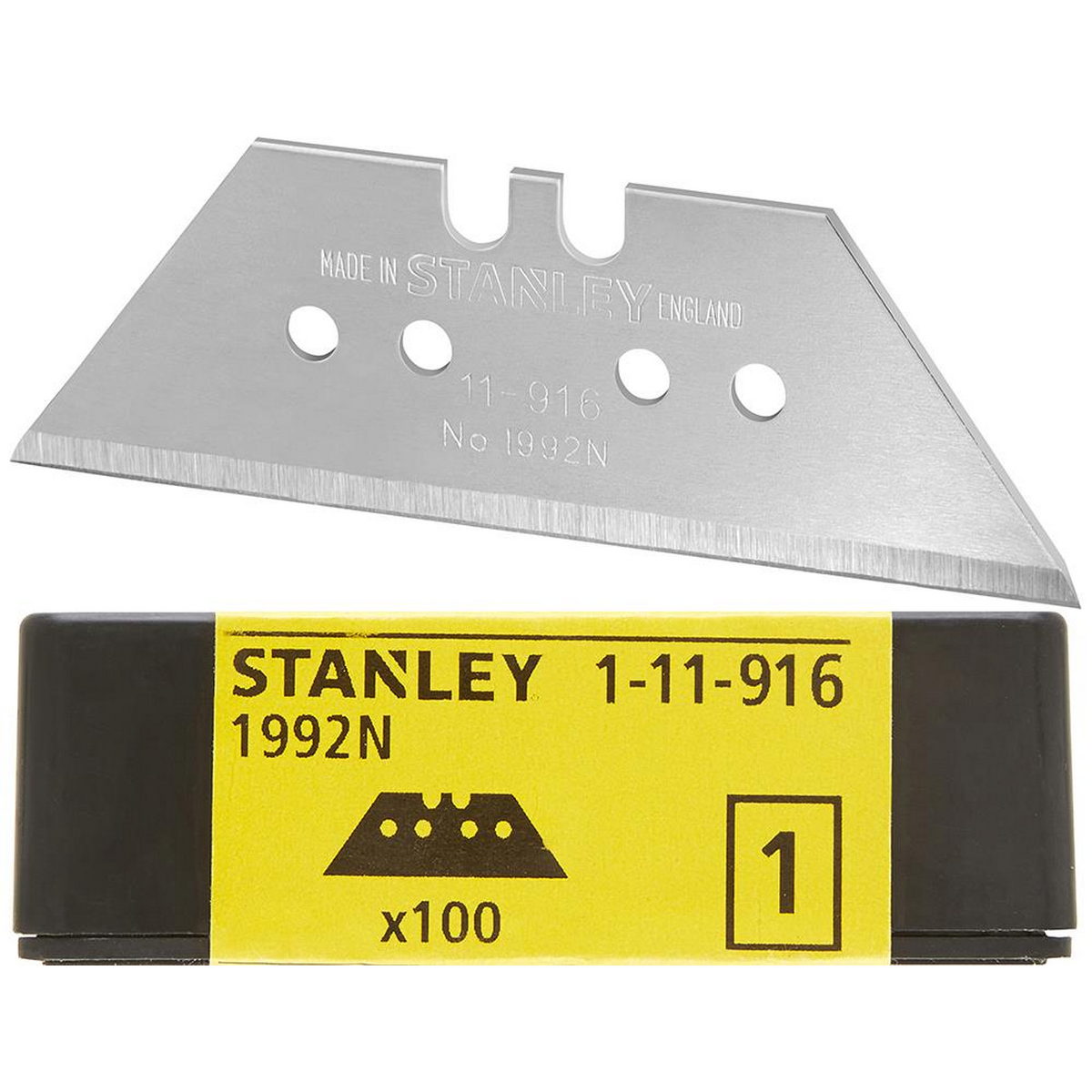 Stanley 1-11-916 1992Ν Λεπίδες (Λάμες) Ανταλλακτικές Σετ 100 Τεμ