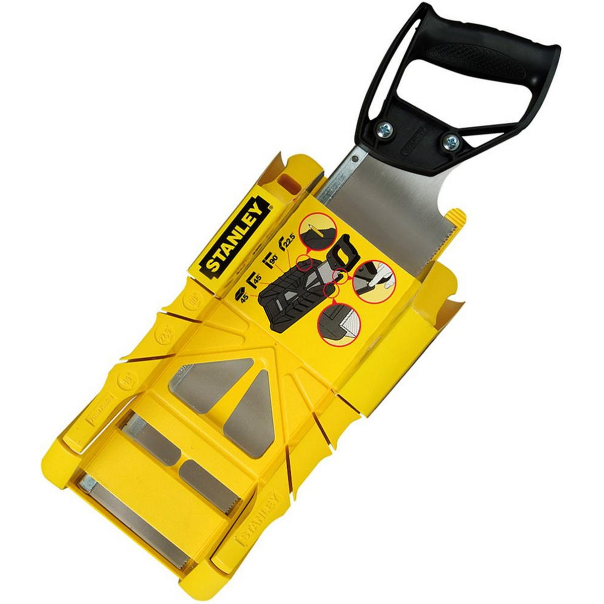 Stanley 1-19-800 Πριόνι Χειρός (Σεγάτσα) Με Φαλτσοκούτι 14" 350mm