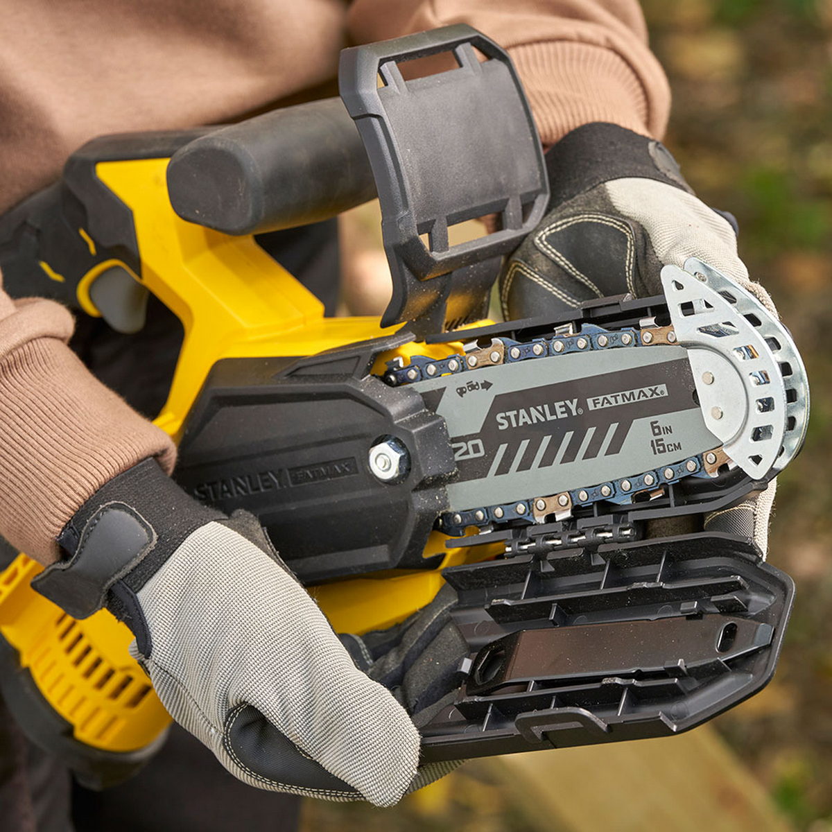 Stanley SFMCPS415D1-QW Fatmax®20V Αλυσοπρίονο Μπαταρίας 18V Li-Ion 15cm Με Μπαταρία 2.0Ah