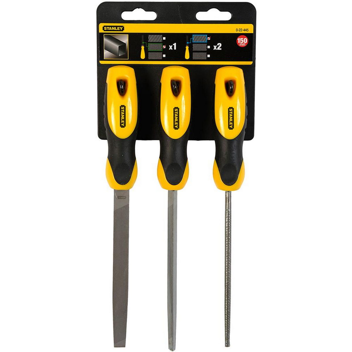 Stanley 022445 Συλλογή Λίμες Επαγγελματικές Σετ 3 Τεμ