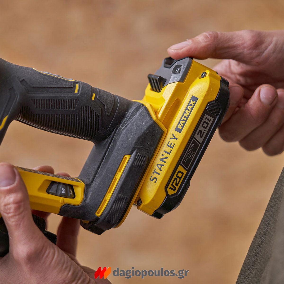 Stanley SFMCW221D1S Fatmax V20 Παλμικό Τριβείο Μπαταρίας "Δέλτα" 18V Li-Ion Με Μπαταρία 2.0Ah & Τσάντα