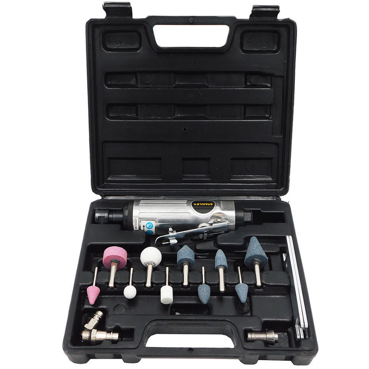 Stanley 160153XSTN Λειαντήρας Αέρος (Αεροτροχός) Σετ Με Εξαρτήματα Σε Βαλιτσάκι