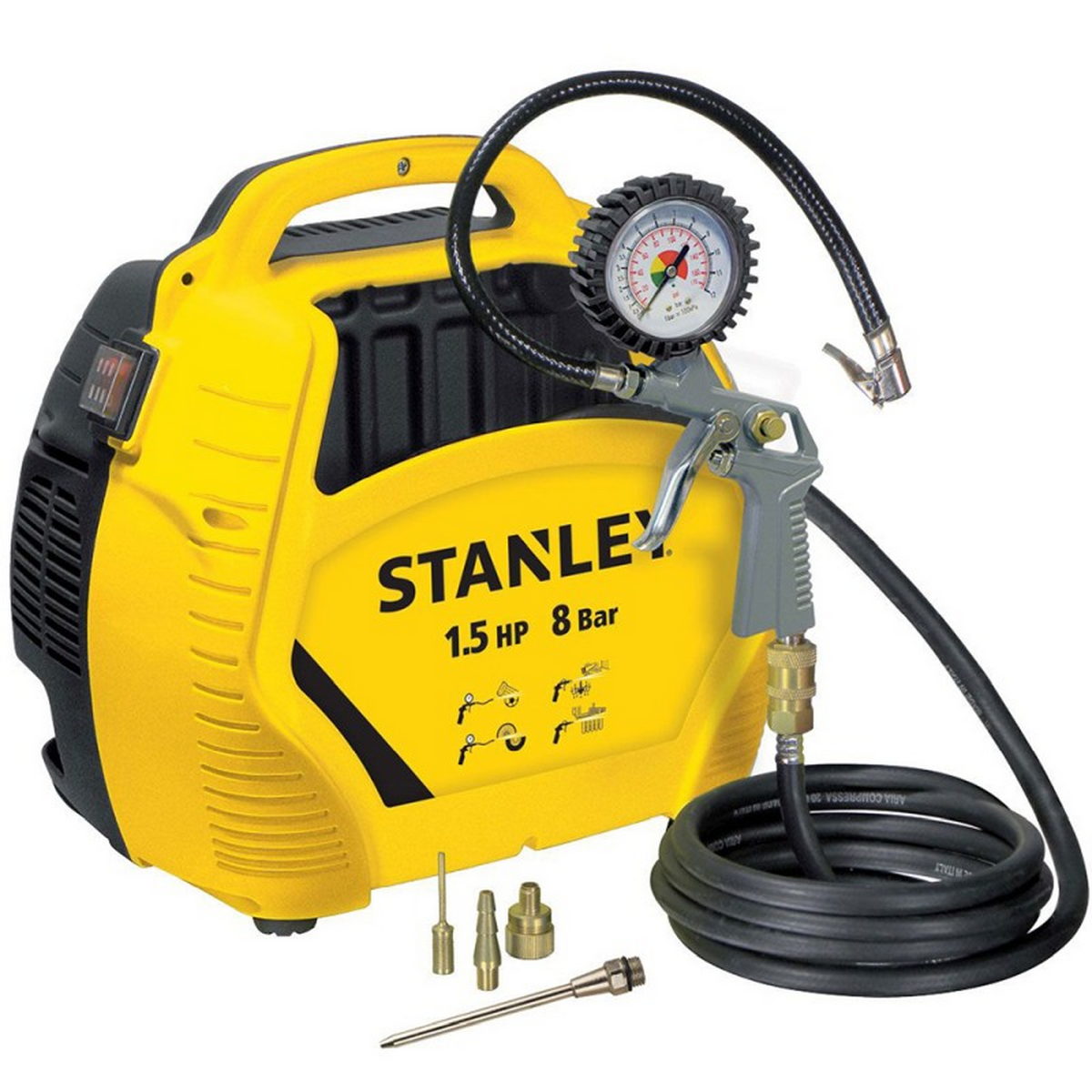 Stanley 8215190STN595 Αεροσυμπιεστής Κομπρεσέρ Αέρα Συνεχούς Ροής 1.5Hp