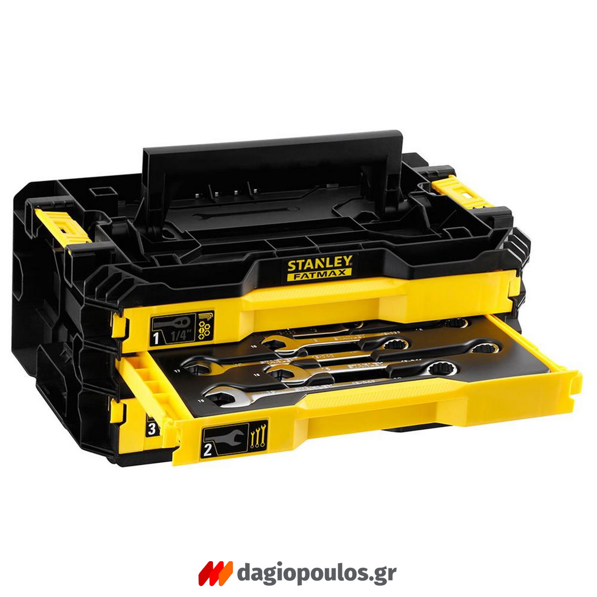 Stanley FMMT98107-1 Συλλογή Εργαλεία 1/2" 1/4" Σε Εργαλειοθήκη Σετ 126 Τεμ