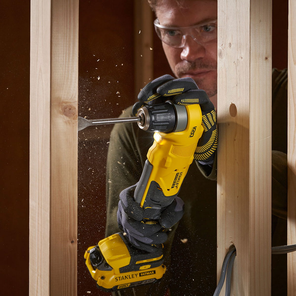 Stanley SFMCD750B-XJ 20V Fatmax Δράπανο Γωνιακό Μπαταρίας 18V Li-Ion SOLO