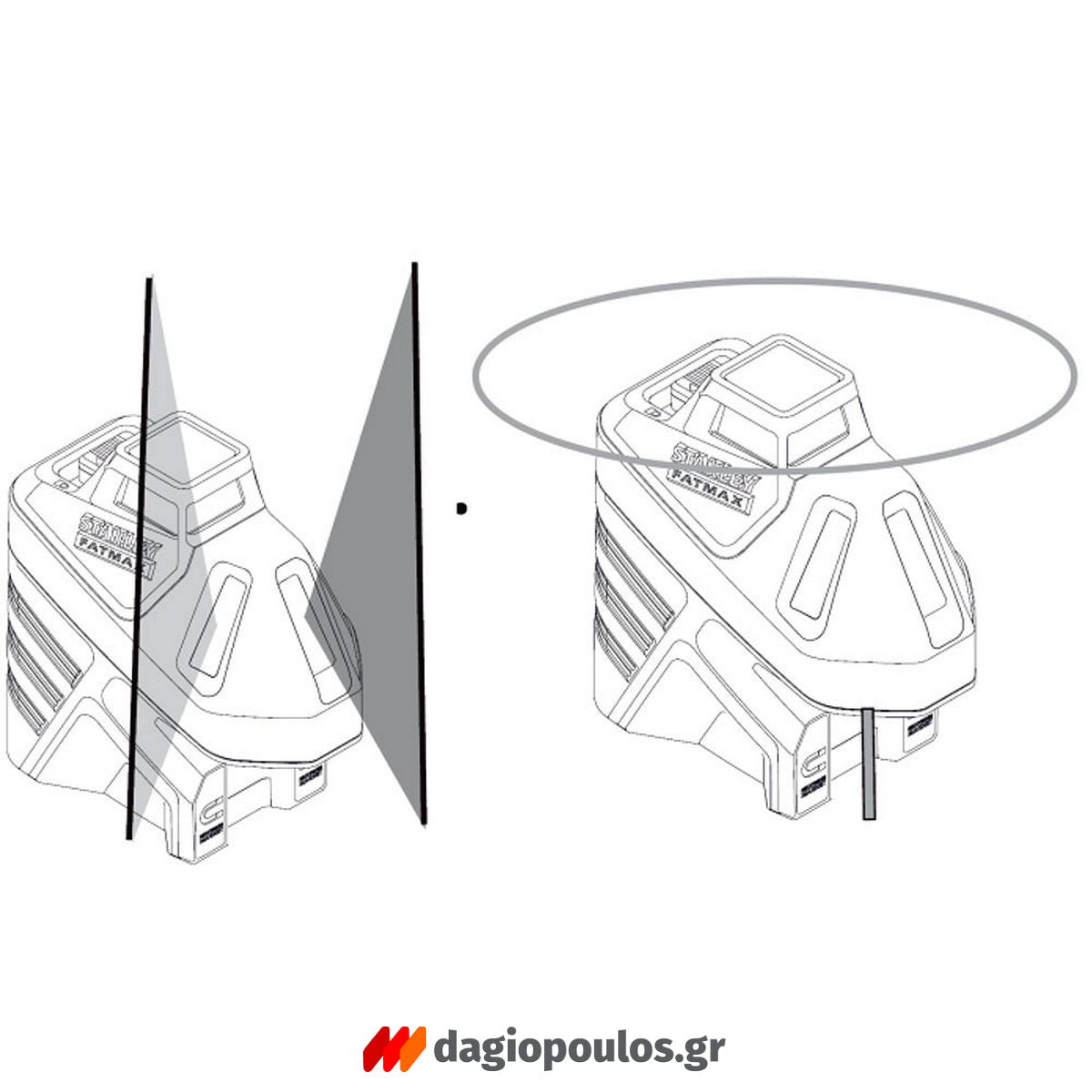 Stanley FMHT1-77416 SLR-2V Περιστροφικό Λέιζερ Κόκκινης Δέσμης