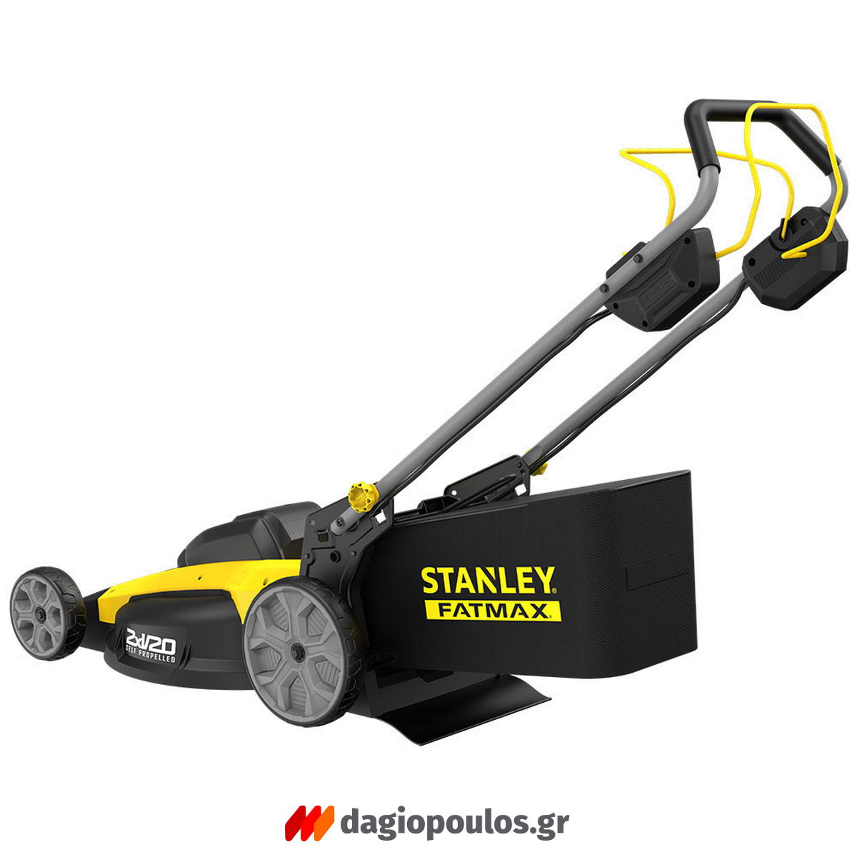 Stanley SFMCMWS251M-QW V20 Brushless Χλοοκοπτική Μηχανή Γκαζόν Μπαταρίας 36V Li-Ion Με 2 Μπαταρίες 4.0Ah
