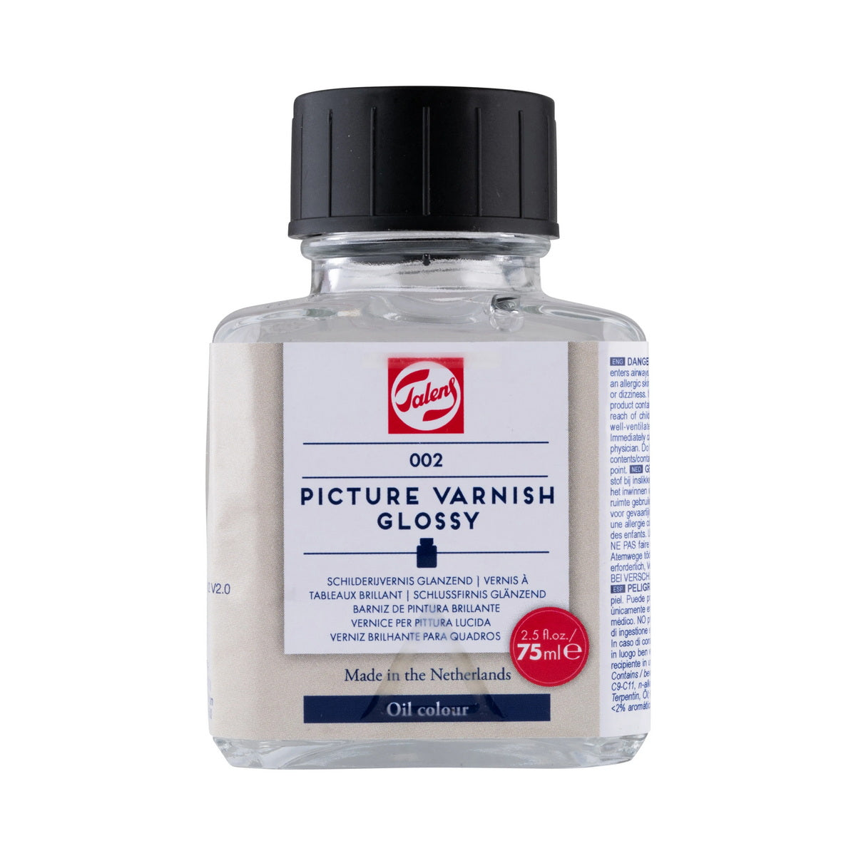 Talens 002 Picture Varnish Glossy Βερνίκι Λαδιού Γυαλιστερό 75ml