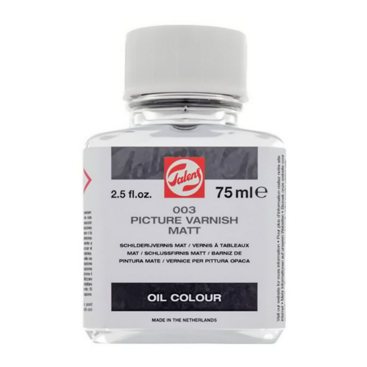 Talens 003 Picture Varnish Matt Βερνίκι Προστασίας Χρωμάτων Λαδιού