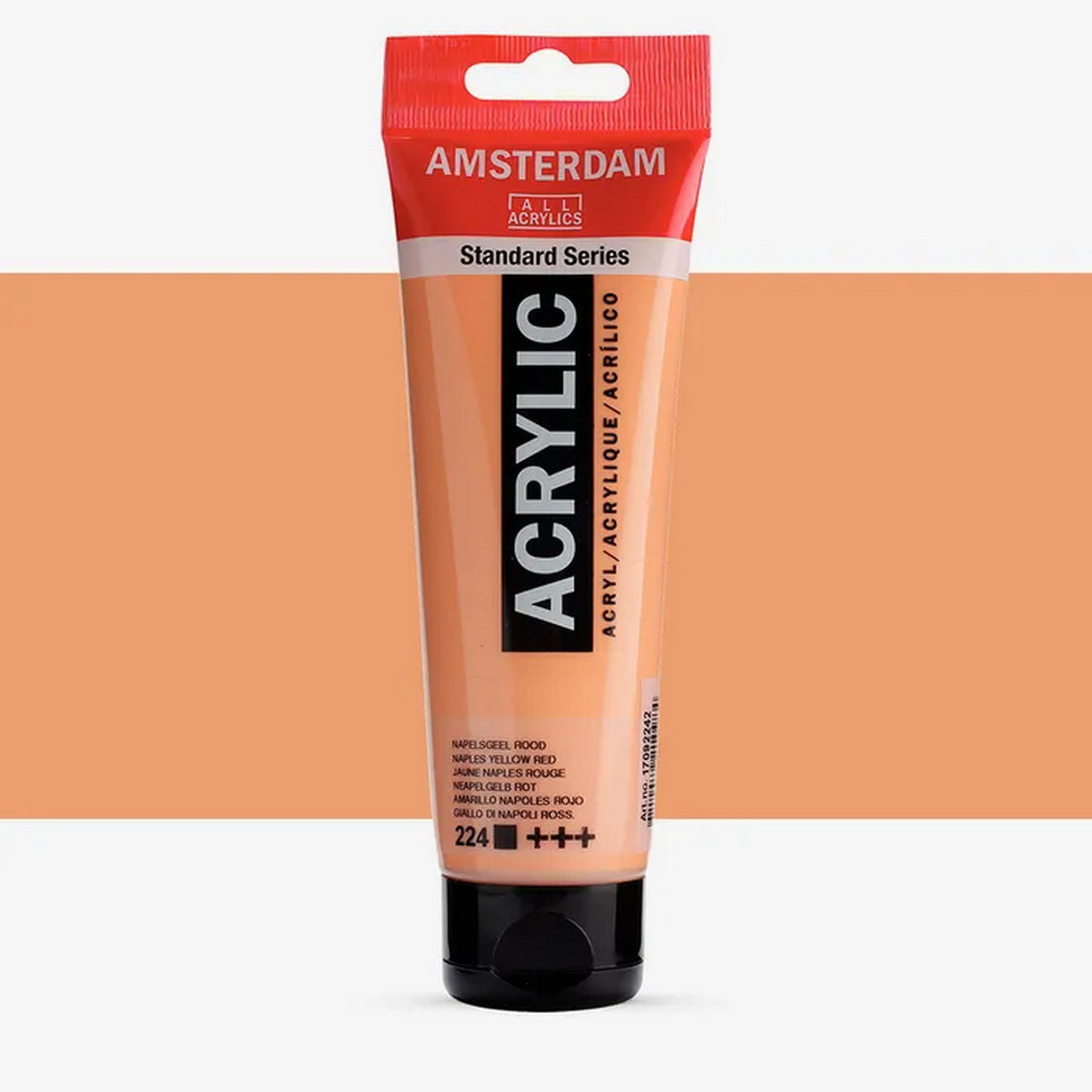 Amsterdam Talens Acrylic Χρώμα Ακρυλικό Ζωγραφικής 224 Naples Yellow Red 120ml