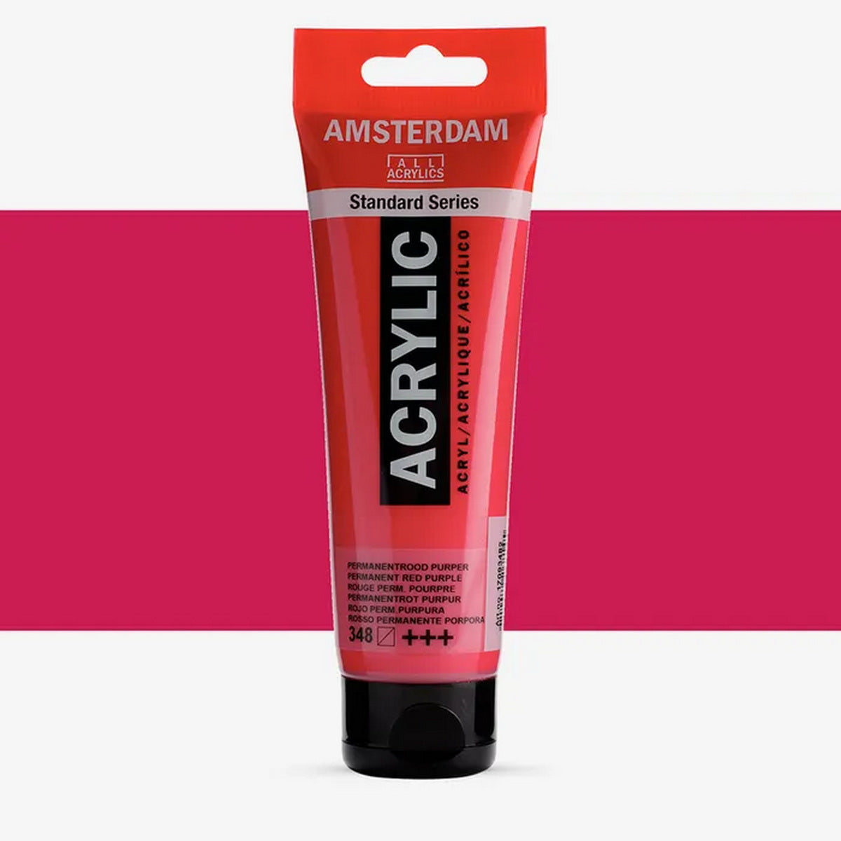 Amsterdam Talens Acrylic Χρώμα Ακρυλικό Ζωγραφικής 348 Permanent Red Purple 120ml