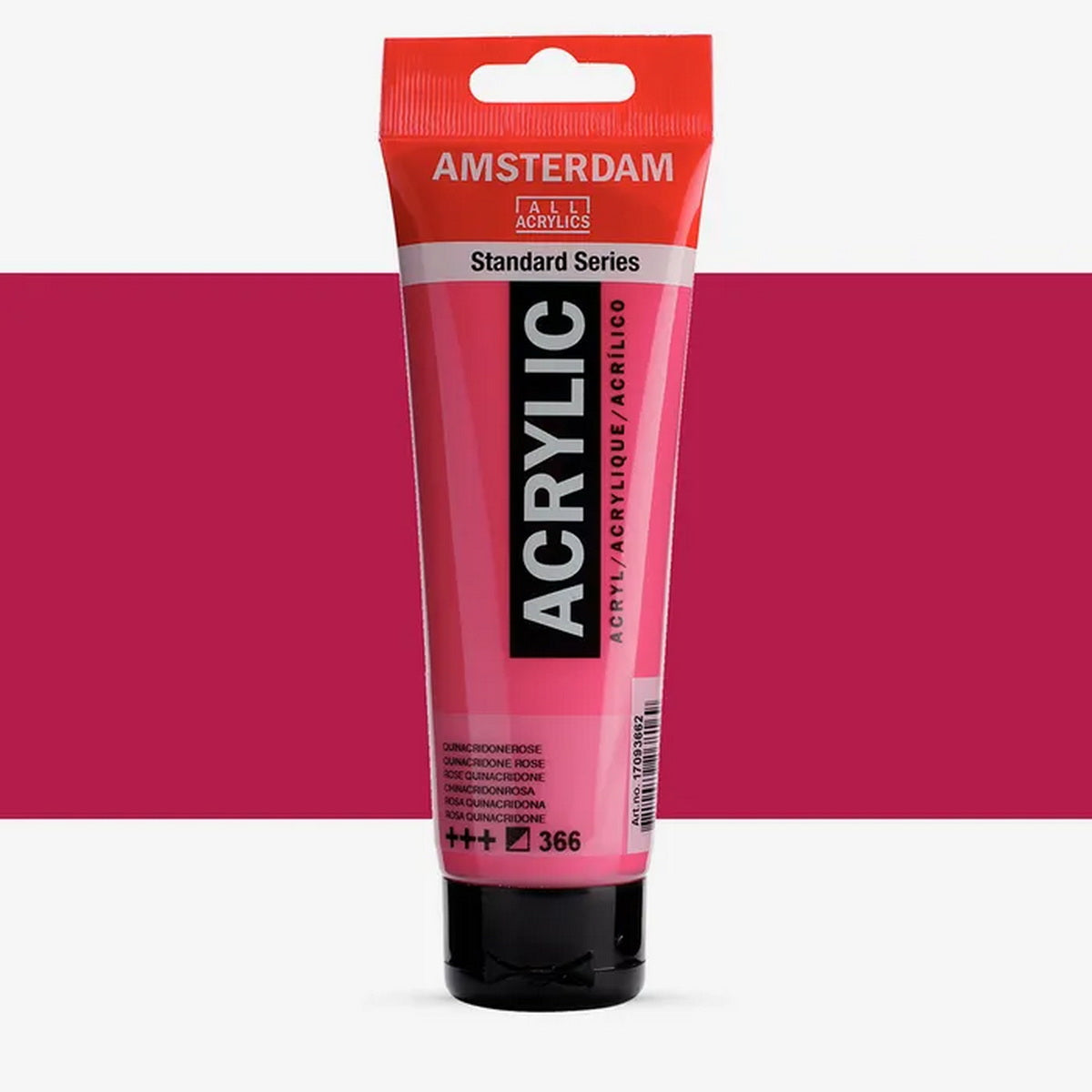 Amsterdam Talens Acrylic Χρώμα Ακρυλικό Ζωγραφικής 366 Quinacridone Rose 120ml