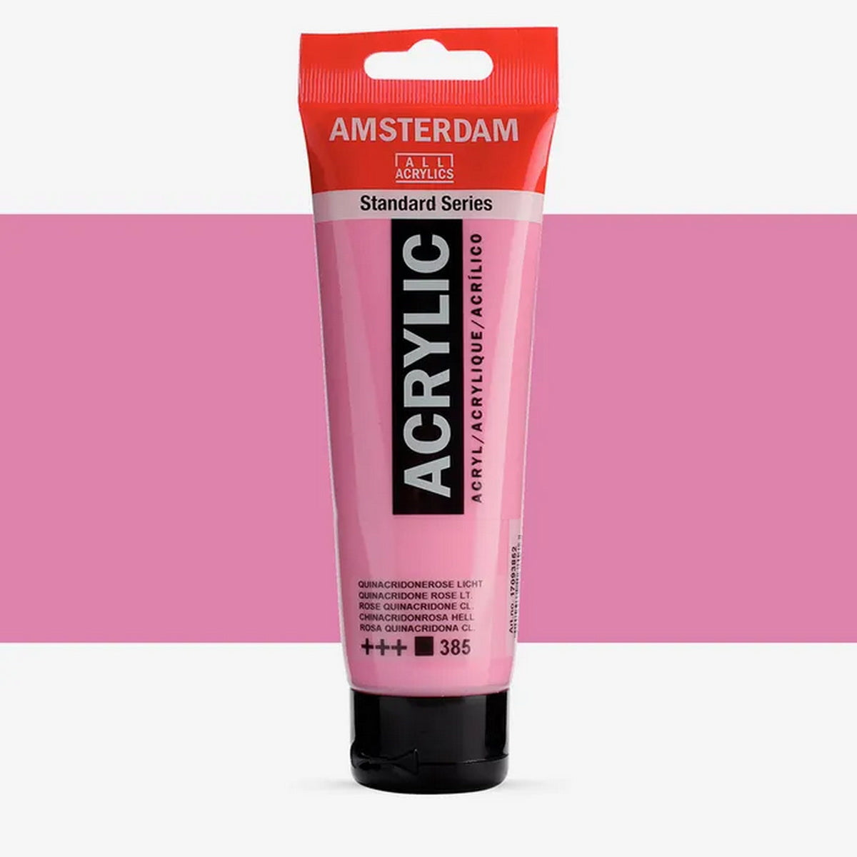 Amsterdam Talens Acrylic Χρώμα Ακρυλικό Ζωγραφικής 385 Quinacridone Rose Light 120ml
