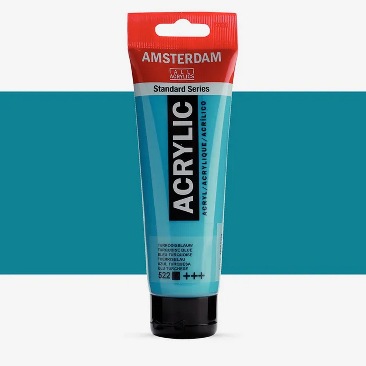 Amsterdam Talens Acrylic Χρώμα Ακρυλικό Ζωγραφικής 522 Turquoise Blue 120ml