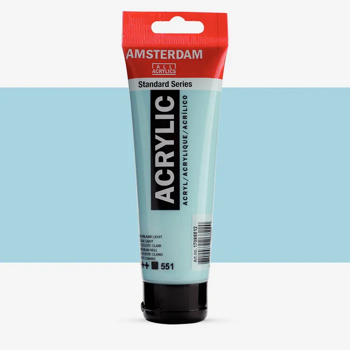 Amsterdam Talens Acrylic Χρώμα Ακρυλικό Ζωγραφικής 551 Sky Blue Light 120ml