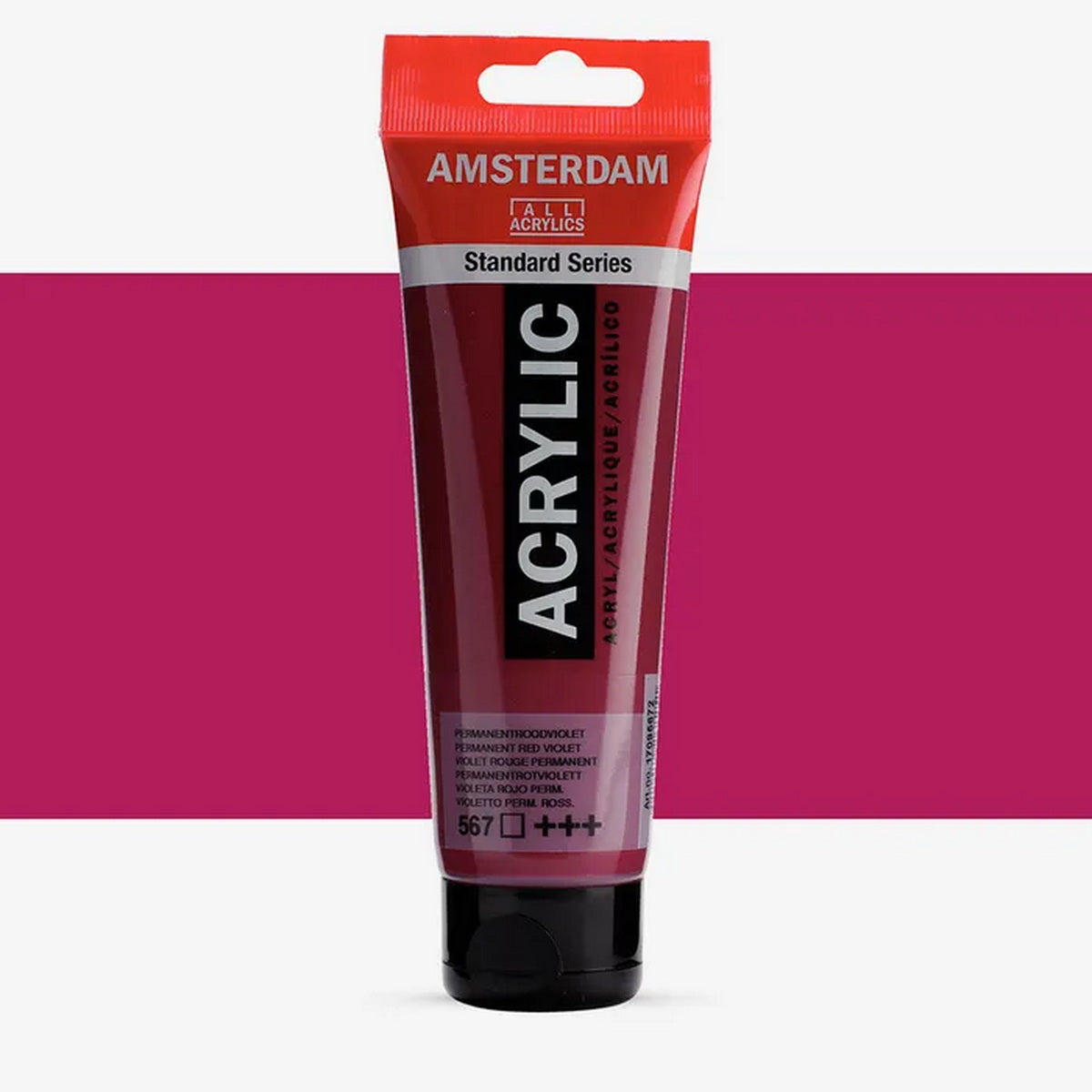 Amsterdam Talens Acrylic Χρώμα Ακρυλικό Ζωγραφικής 567 Permanent Red Violet 120ml